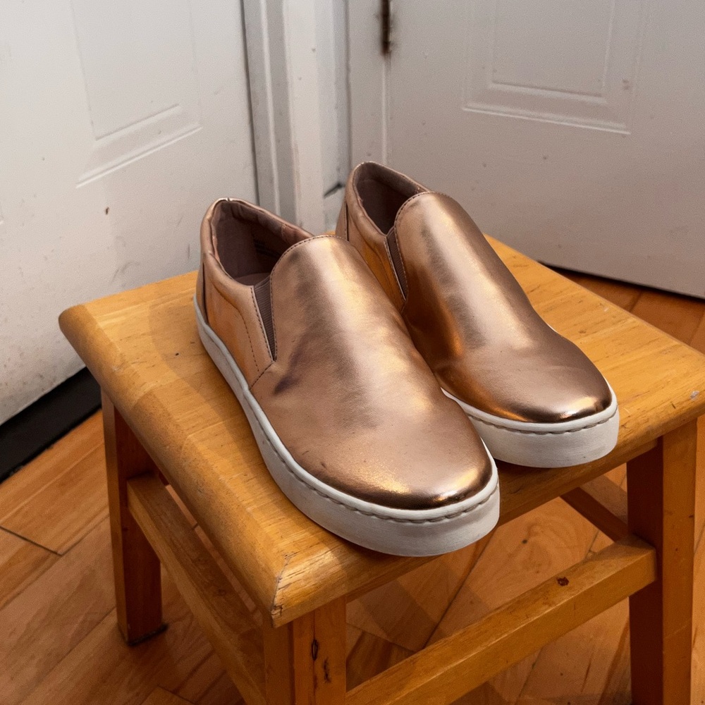 Rose Gold Slip-On Sneaker